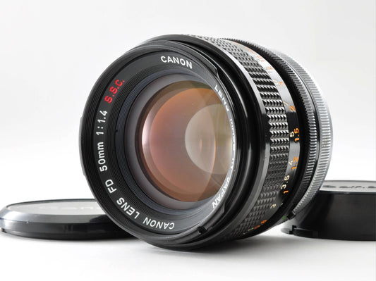 Canon FD 50mm F/1.4 S.S.C. Lens Near Mint From Japan 0294