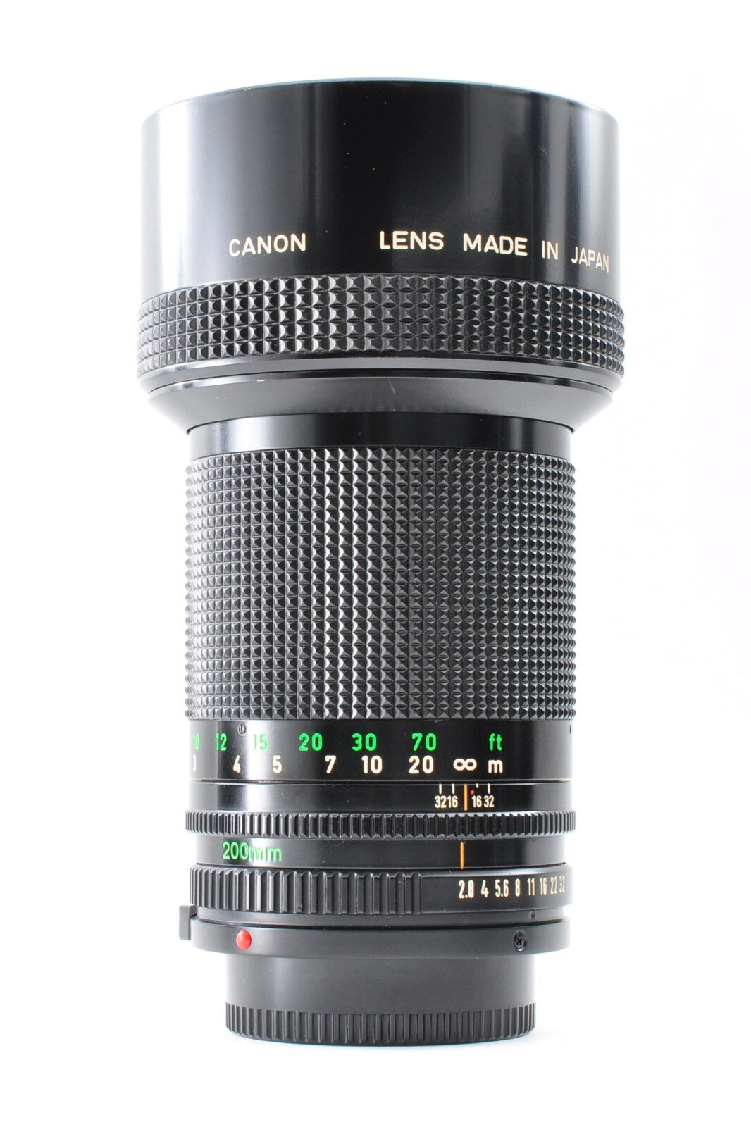 Canon New FD NFD 200mm F/2.8 MF Telephoto FD Lens Near Mint From JAPAN 0103