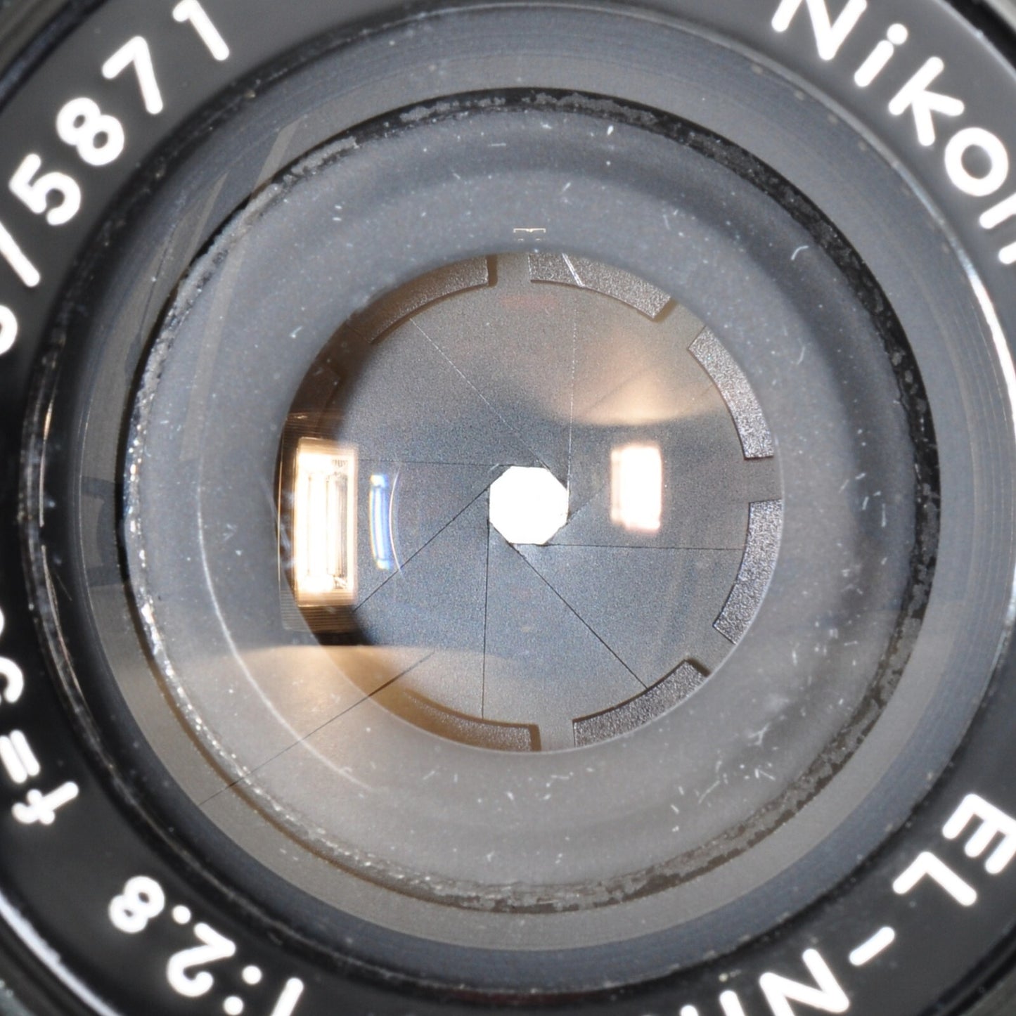 Nikon EL Nikkor 50mm F/2.8 Enlarging Lens M39 w/Case Excellent Japan 0183