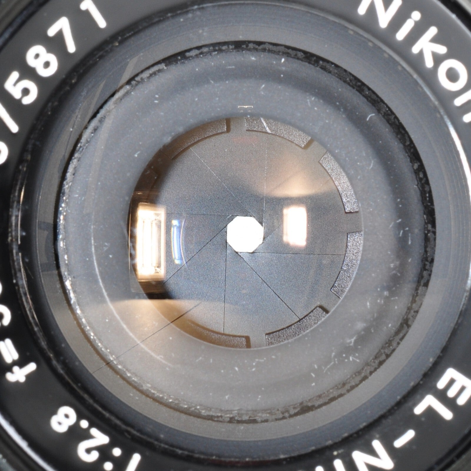 Nikon EL Nikkor 50mm F/2.8 Enlarging Lens M39 w/Case Excellent Japan 0183