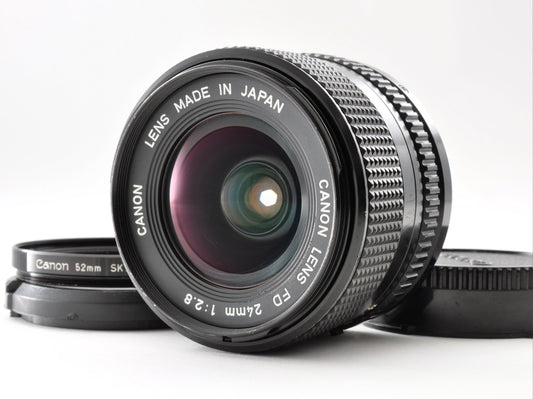 Canon NEW FD 24mm F/2.8 NFD Wide Angle MF Lens Excellent+++++ From Japan 0237