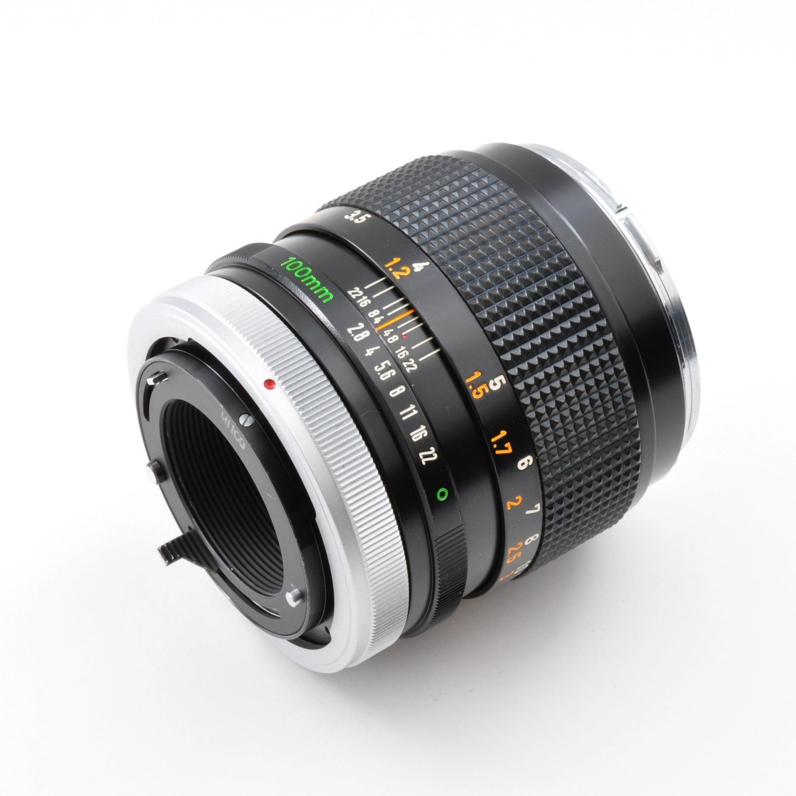Canon FD 100mm f/2.8 Silver Nose "O" Portrait Prime MF Lens NEAR MINT Japan 0305