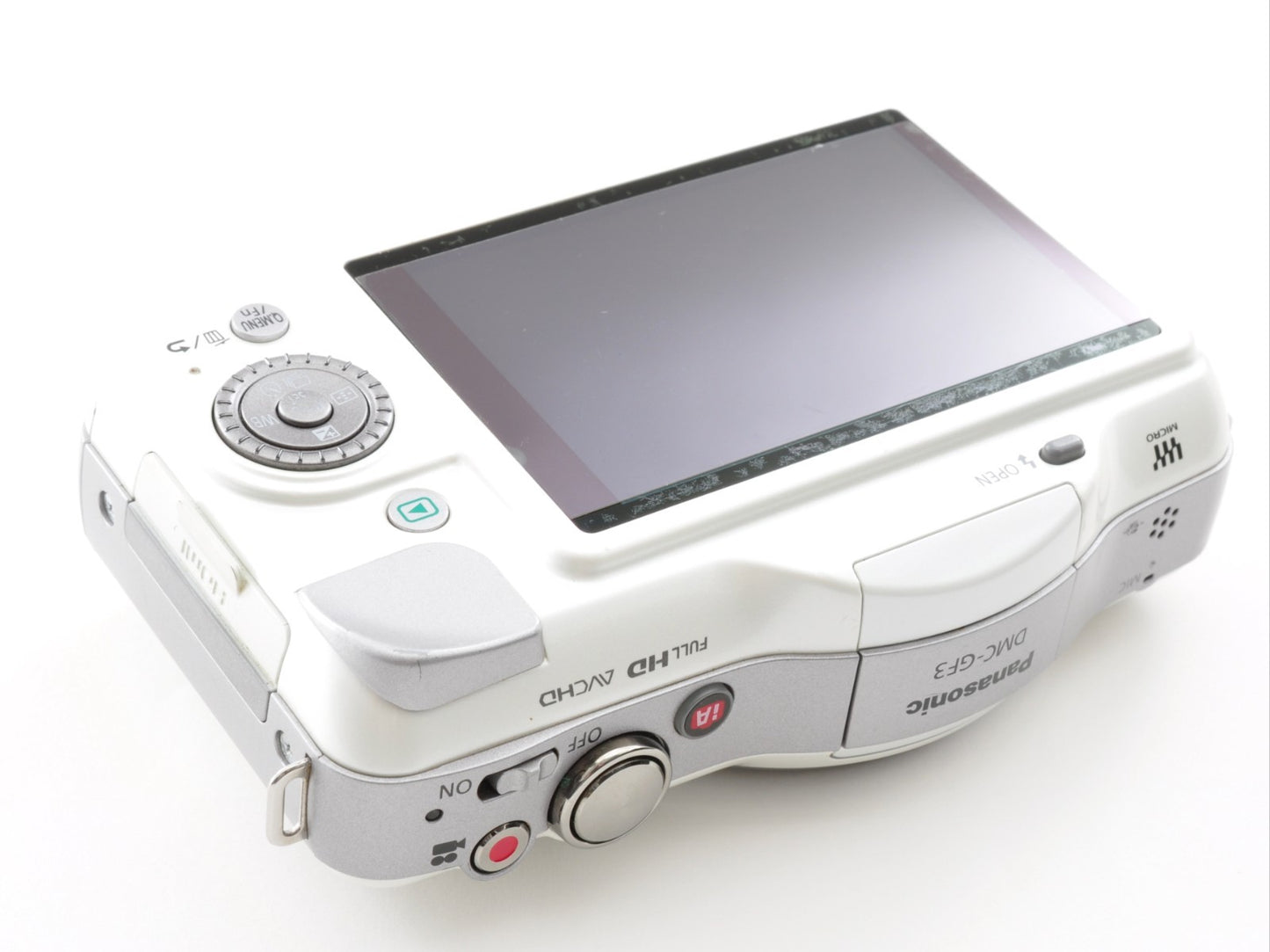 Panasonic LUMIX DMC-GF3 Digital Camera White Body Only Near Mint From Japan 0238
