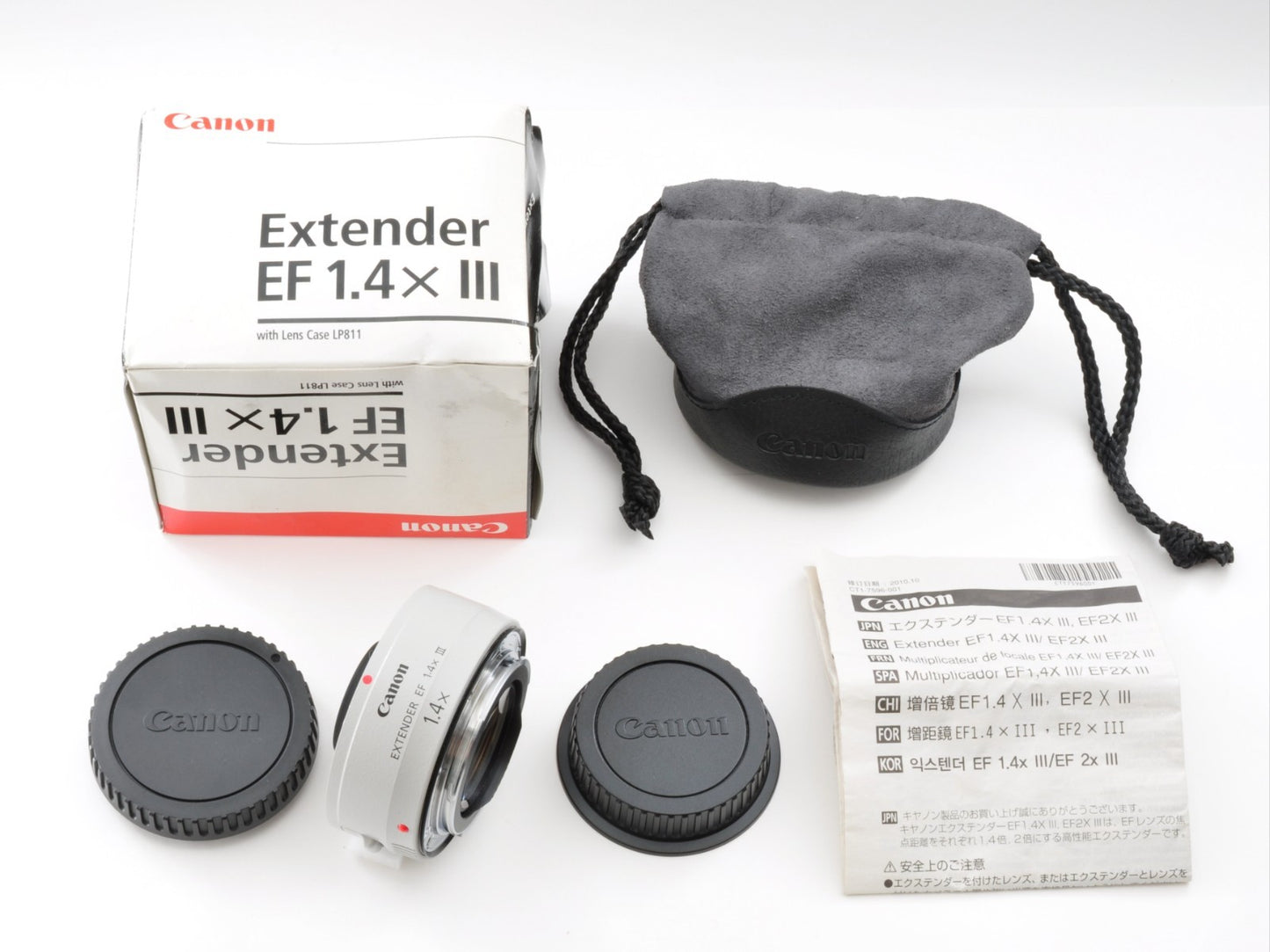 Canon Extender EF 1.4x III AF Teleconverter for EOS w/Box Near Mint Japan 0314