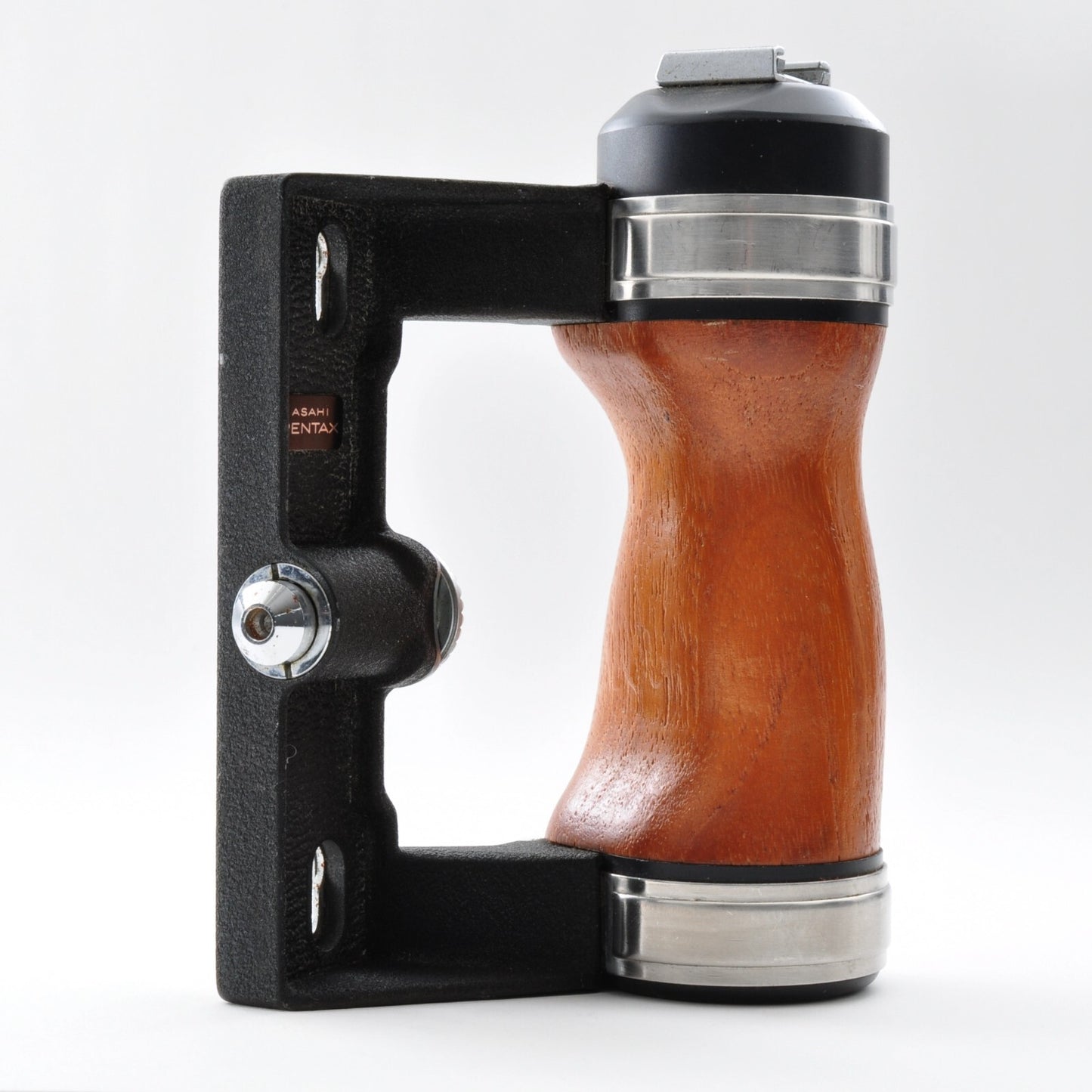 ASAHI PENTAX Wood Hand Grip For 6x7 67 67II Excellent+++++ From JAPAN y0035
