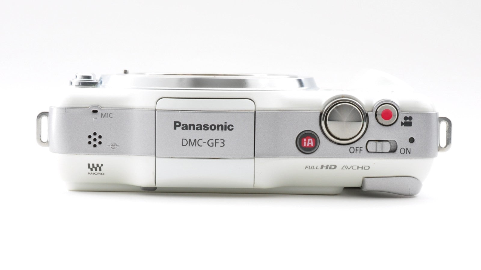 Panasonic LUMIX DMC-GF3 Digital Camera White Body Only Near Mint From Japan 0238