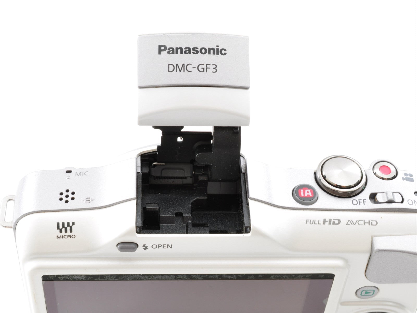 Panasonic LUMIX DMC-GF3 Digital Camera White Body Only Near Mint From Japan 0238