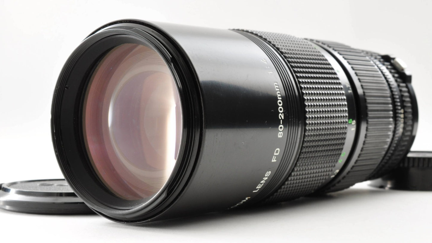 Canon New FD NFD 80-200mm F/4 Zoom Lens Excellent+++ From Japan 0298
