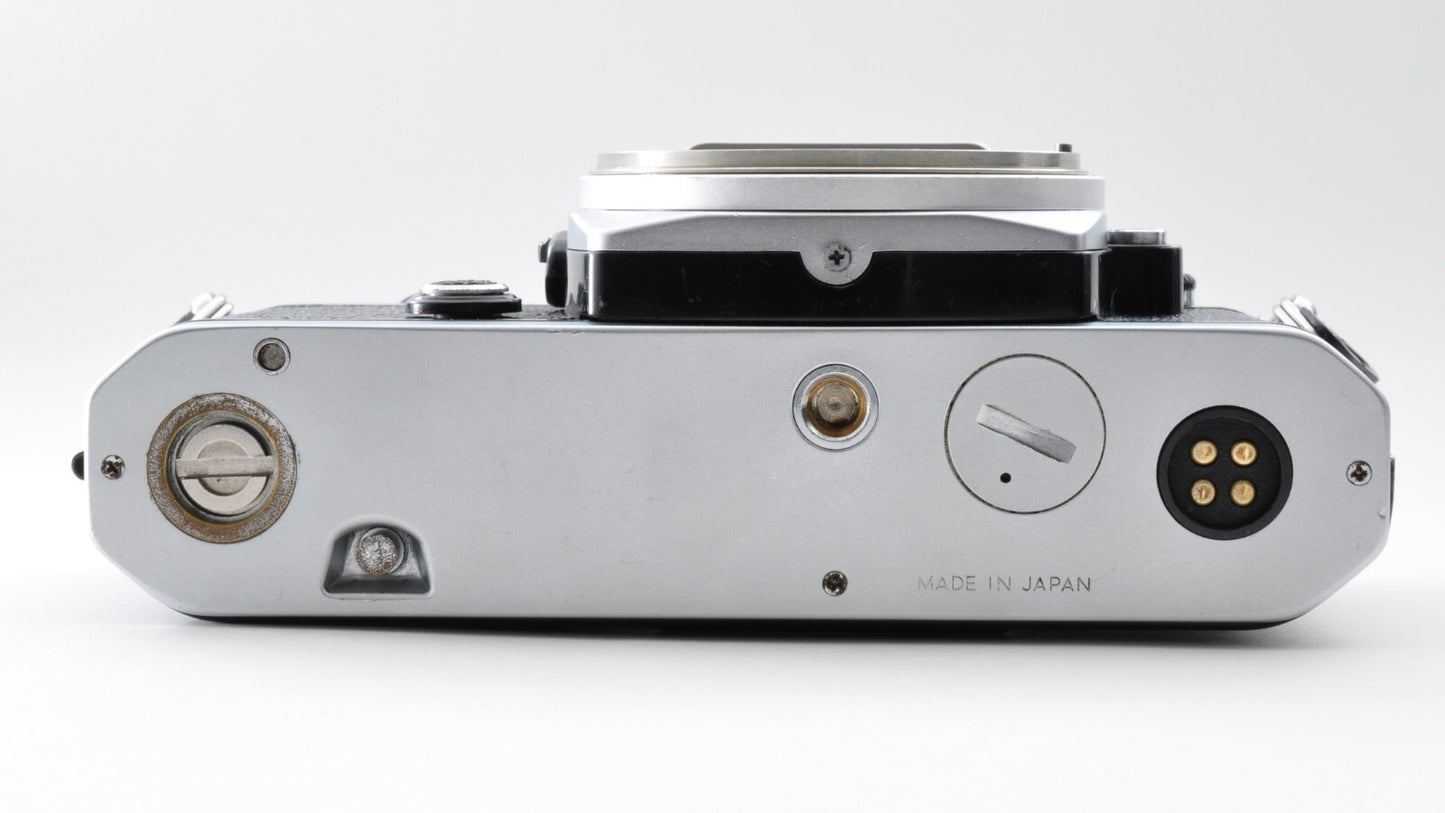 Nikon FE Silver Body SLR 35mm Film Camera Near Mint From Japan 0170
