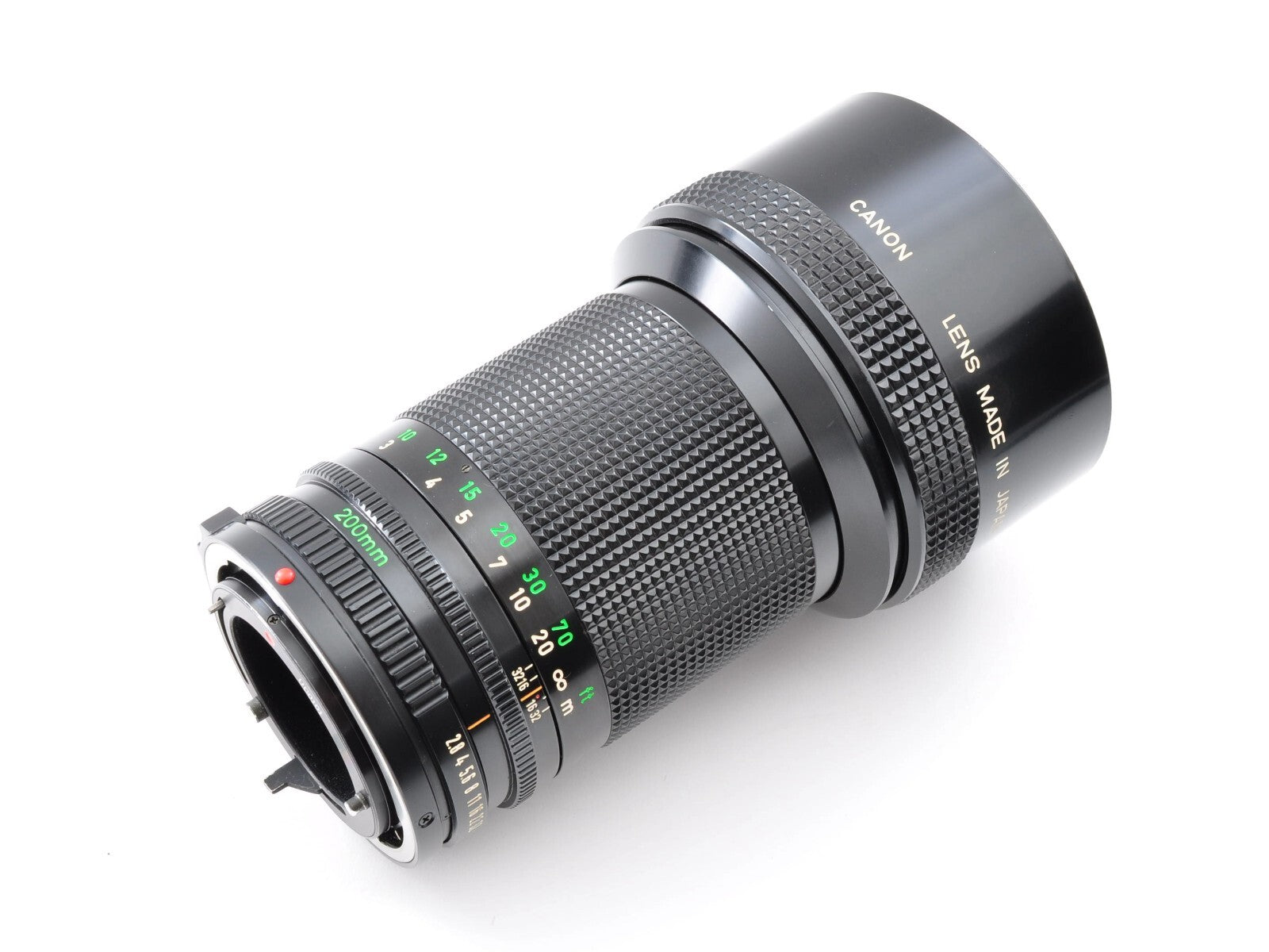 Canon New FD NFD 200mm F/2.8 MF Telephoto FD Lens Near Mint From JAPAN 0103