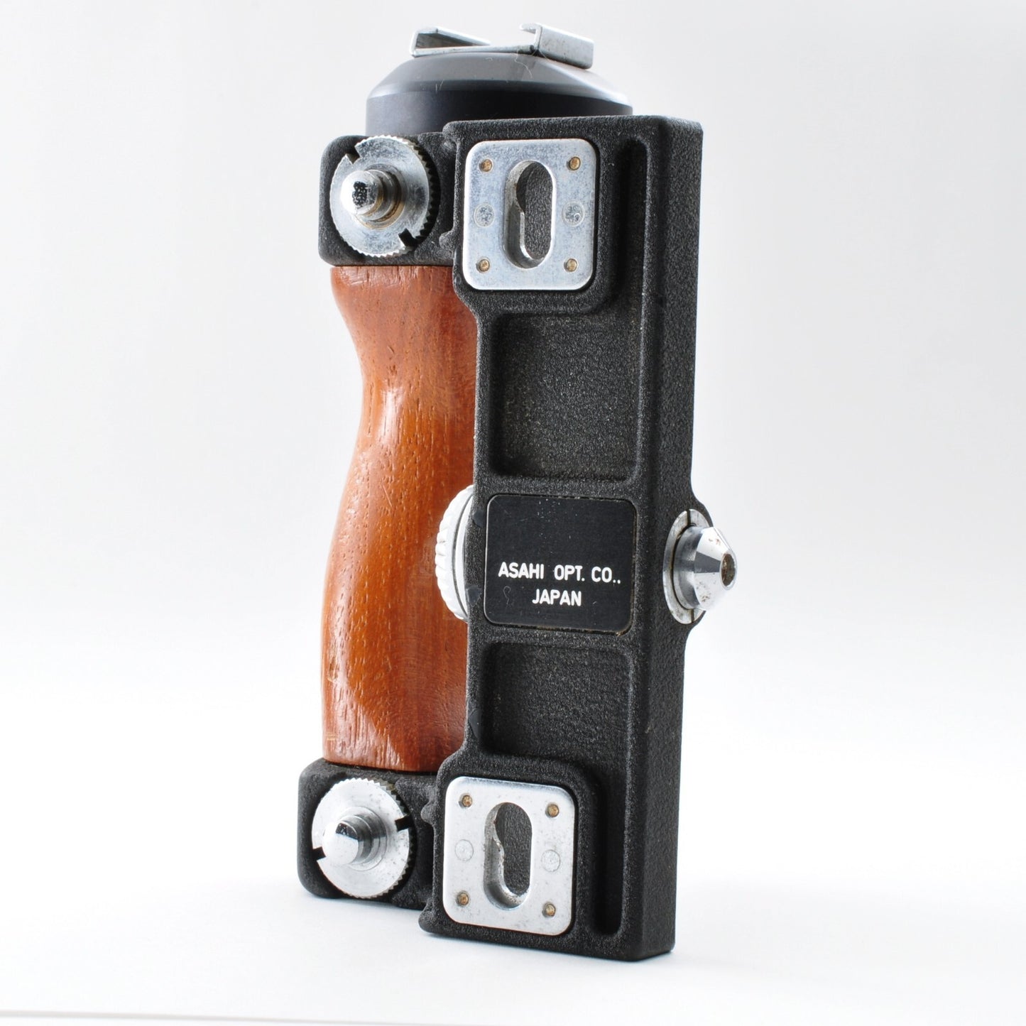 ASAHI PENTAX Wood Hand Grip For 6x7 67 67II Excellent+++++ From JAPAN y0035