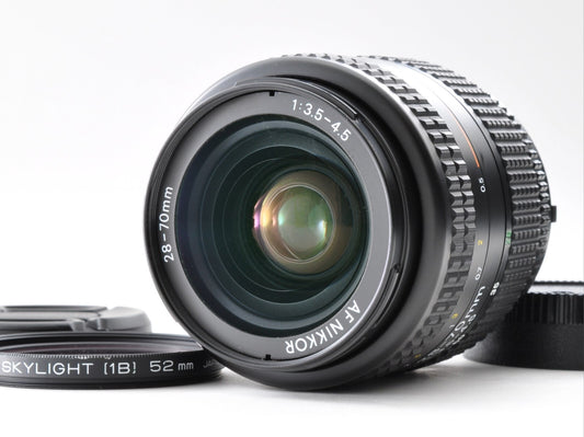 Nikon AF NIKKOR 28-70mm F/3.5-4.5 Auto Focus Zoom Lens Near Mint w/Filter Japan