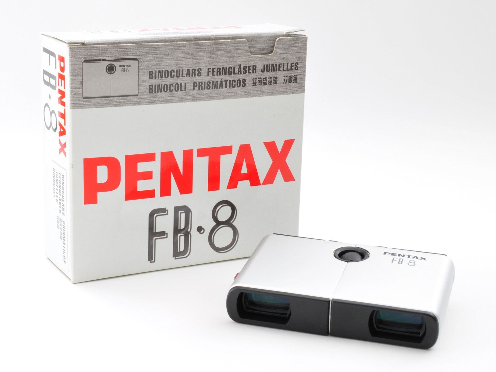 Pentax FB-8 Silver 8x18 7.5° Binocular Mint | Japan Anime Vintage