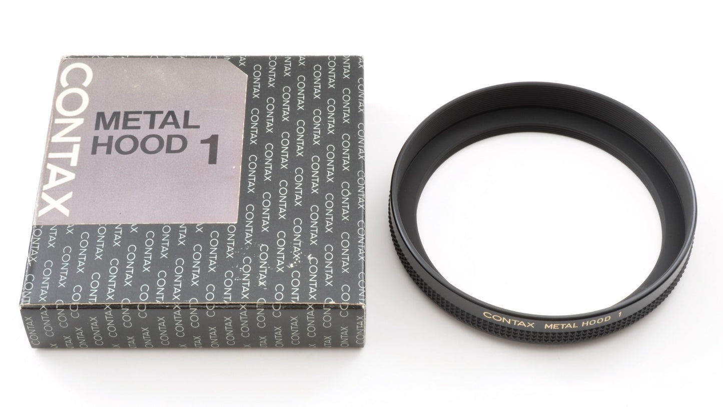 Contax Metal Hood 1 Genuine Lens Hood w/Box Near Mint From Japan t0001
