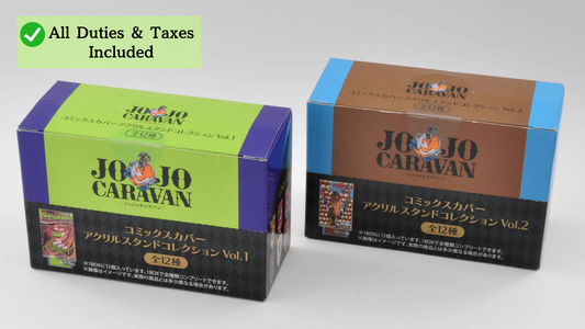 JoJo's Bizarre Adventure: Steel Ball Run – Acrylic Figure Vol.1 & Vol.2 Set | JoJo Caravan Exclusive - 0001