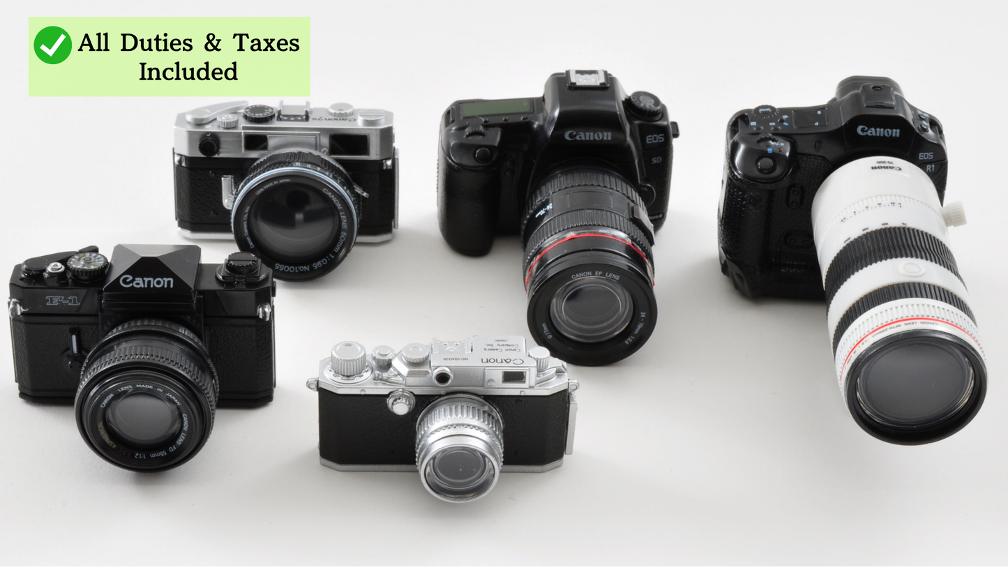 Canon Miniature Camera Collection - Official Japanese Bandai Gashapon (Set of 5)