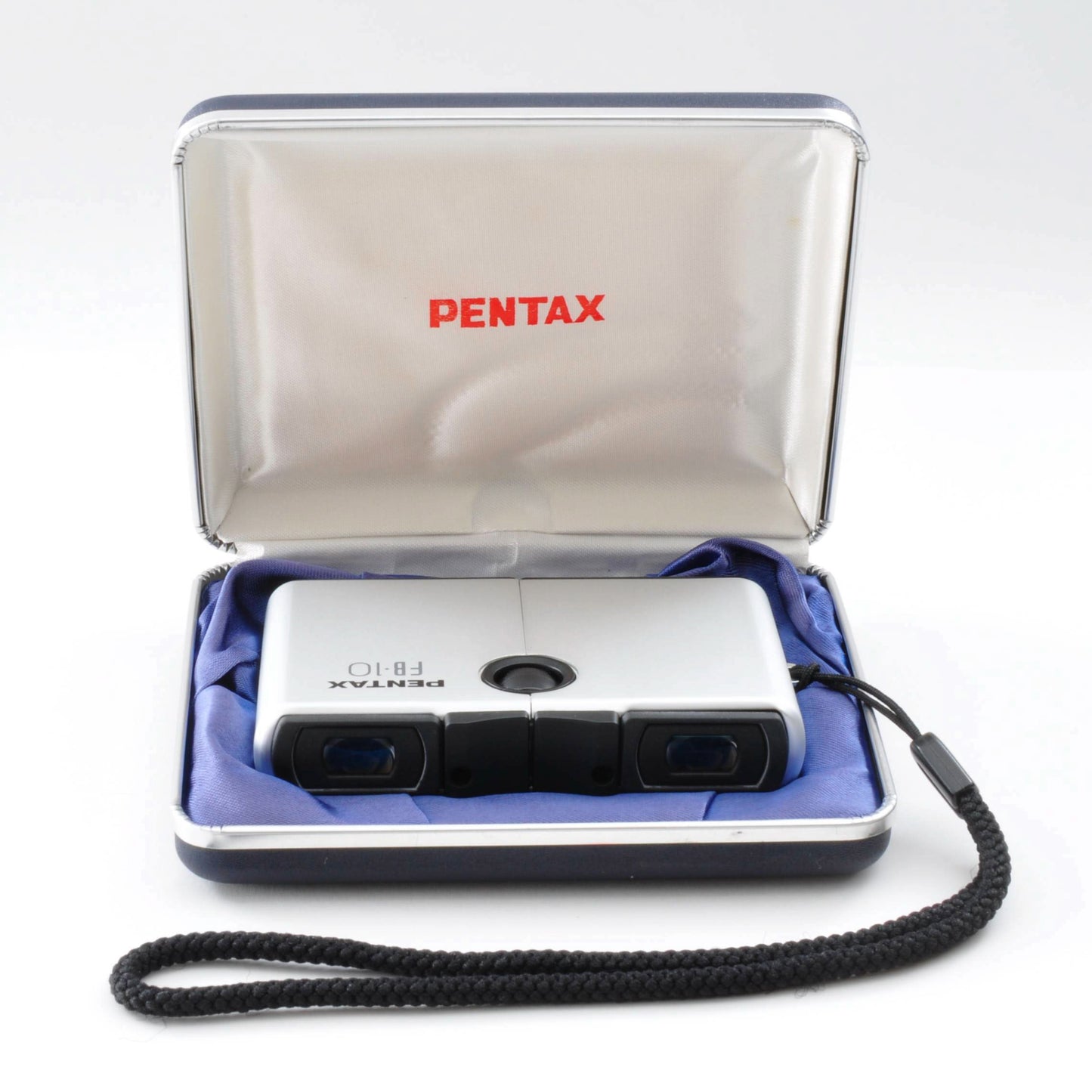 PENTAX FB-10 Silver 10x18 6° Binocular 86x58x17mm 128g Near Mint From Japan 0324