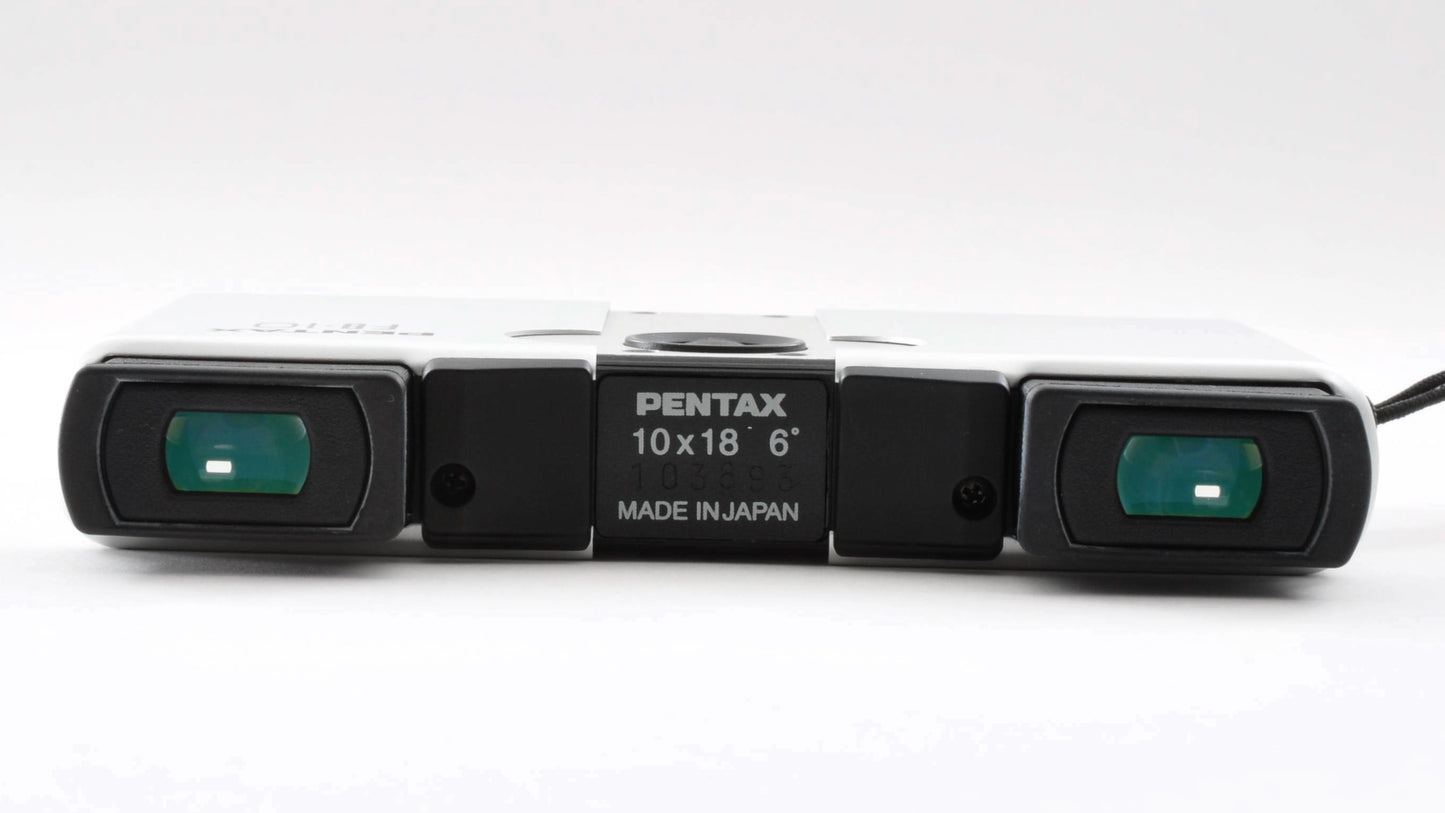 PENTAX FB-10 Silver 10x18 6° Binocular 86x58x17mm 128g Near Mint From Japan 0324