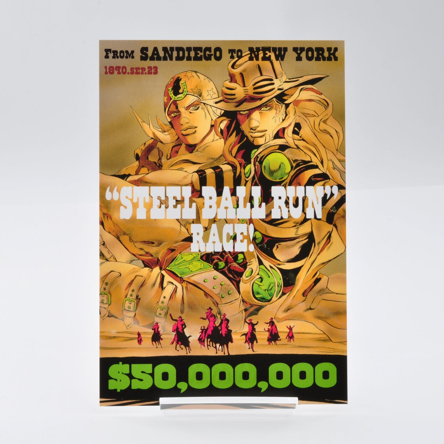 JoJo's Bizarre Adventure: Steel Ball Run – Postcard Set A & B | JoJo Caravan Exclusive