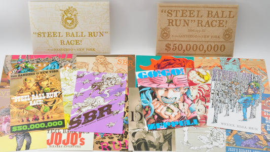 JoJo's Bizarre Adventure: Steel Ball Run – Postcard Set A & B | JoJo Caravan Exclusive