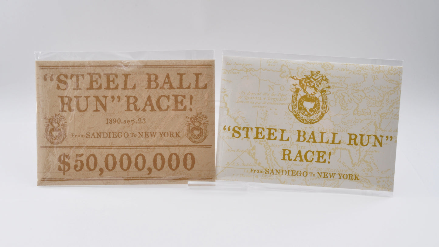 JoJo's Bizarre Adventure: Steel Ball Run – Postcard Set A & B | JoJo Caravan Exclusive