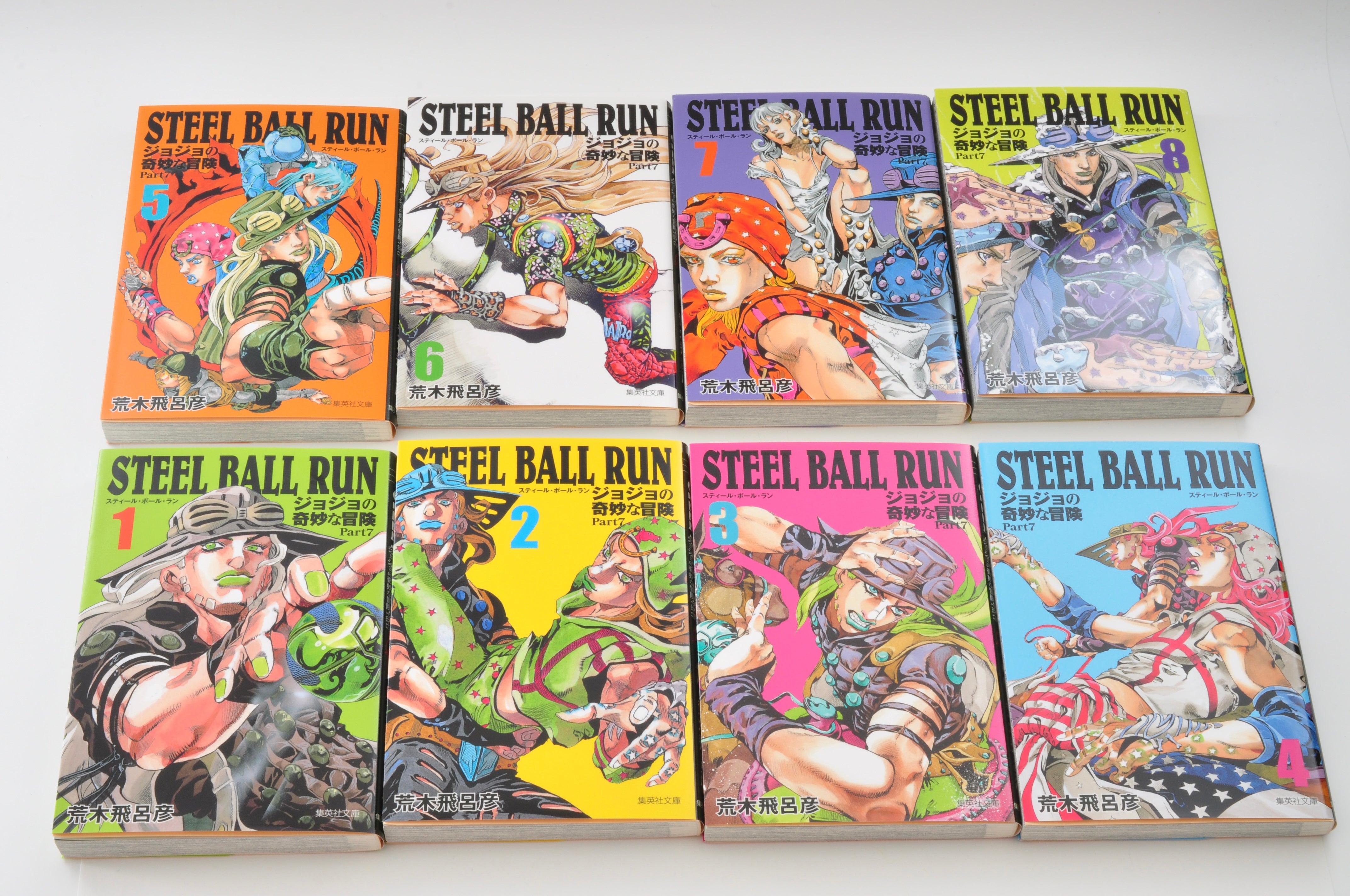 JoJo's Bizarre Adventure Steel Ball Run Complete Manga Box Set Vol