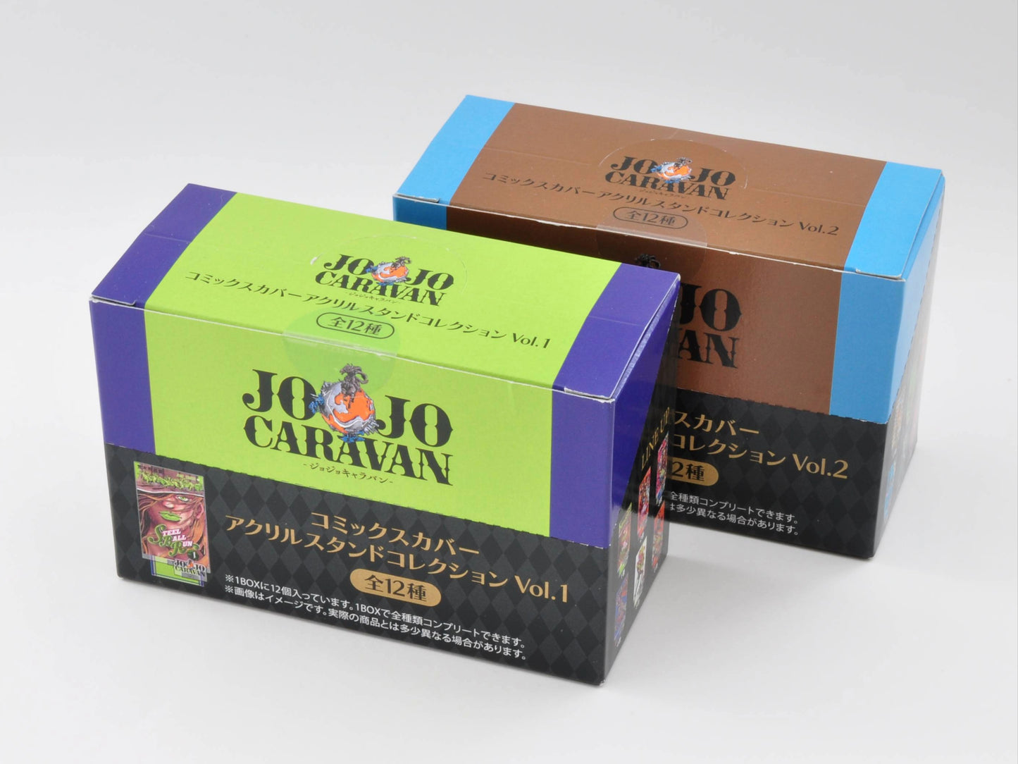JoJo's Bizarre Adventure: Steel Ball Run – Acrylic Figure Vol.1 & Vol.2 Set | JoJo Caravan Exclusive