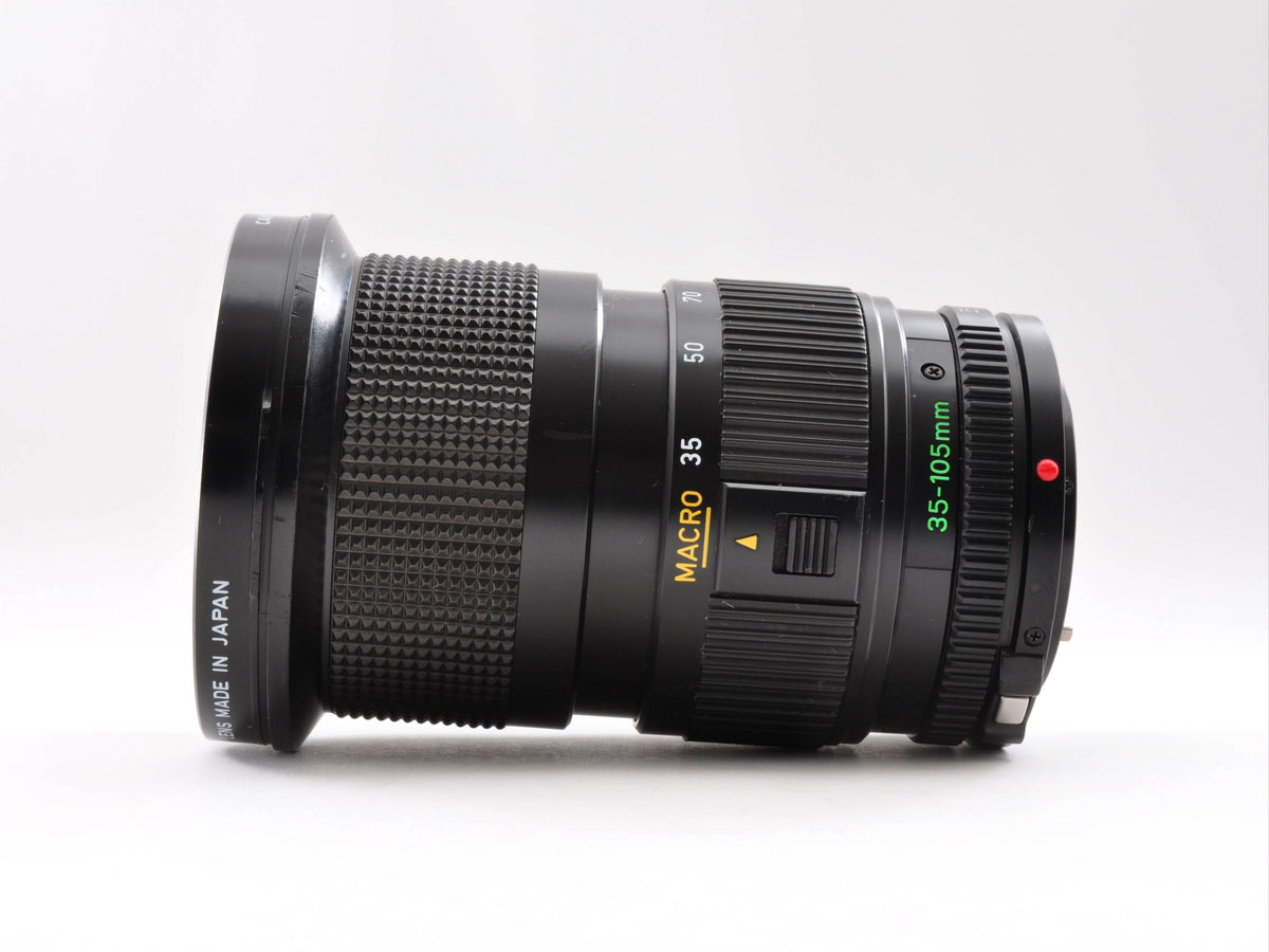 Canon New FD NFD 35-105mm f/3.5 MF Zoom Macro Lens w/Filter Near Mint From Japan 0327
