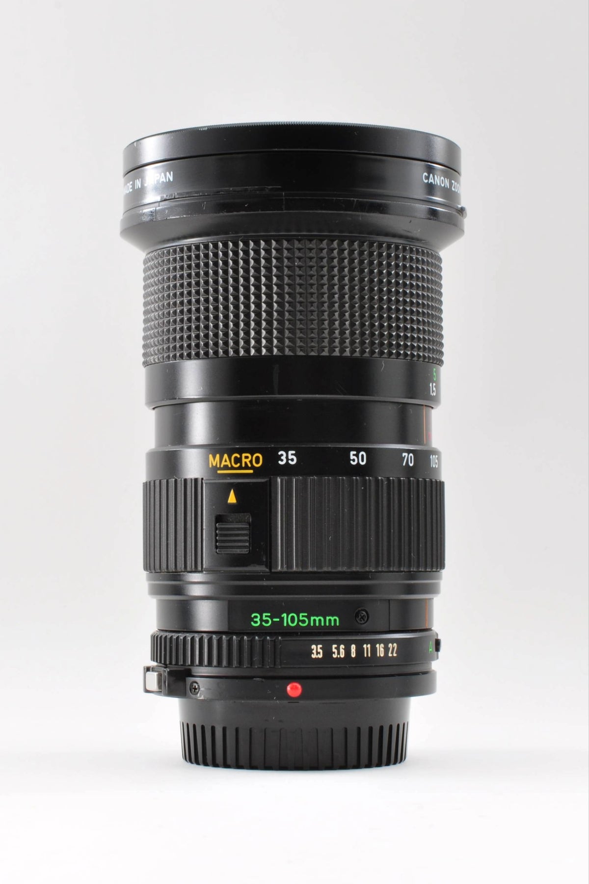 Canon New FD NFD 35-105mm f/3.5 MF Zoom Macro Lens w/Filter Near Mint From Japan 0327