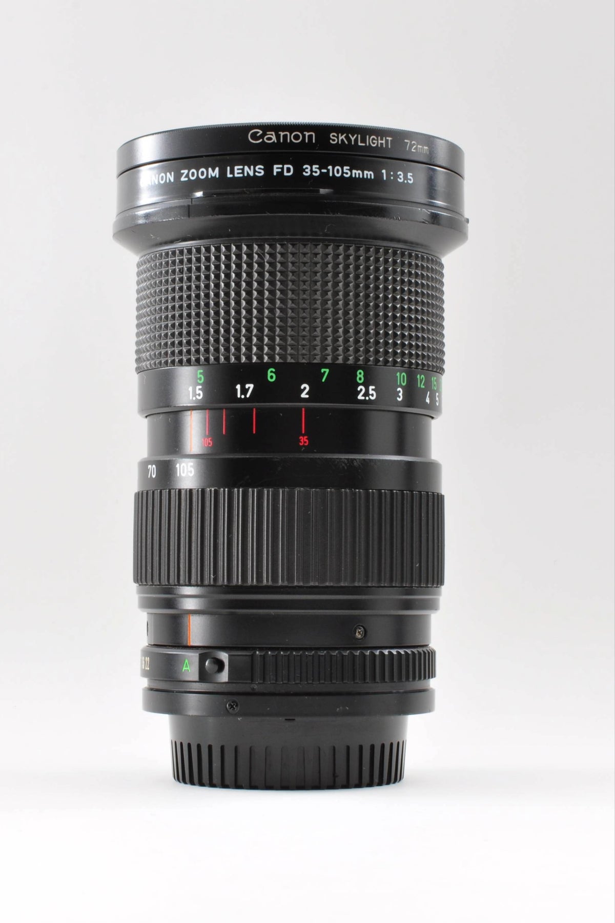 Canon New FD NFD 35-105mm f/3.5 MF Zoom Macro Lens w/Filter Near Mint From Japan 0327