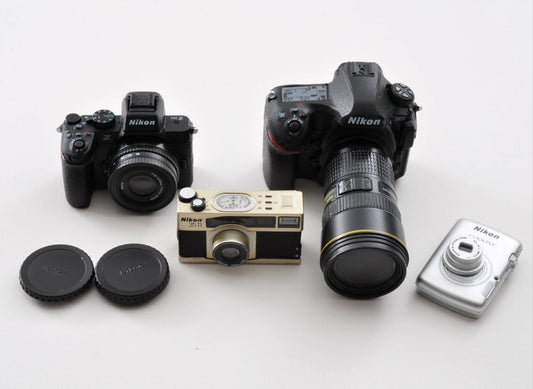 Nikon Miniature Camera Collection 2 - Official Japanese Bandai Gashapon (4 Models / S01 Color Random)