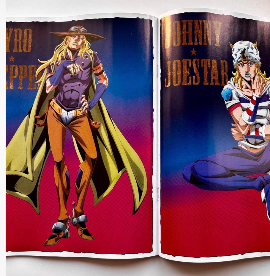 anan No.2487 Steel Ball Run JoJo's Bizarre Adventure Special Edition Magazine (2026) w/ Sticker Sheet