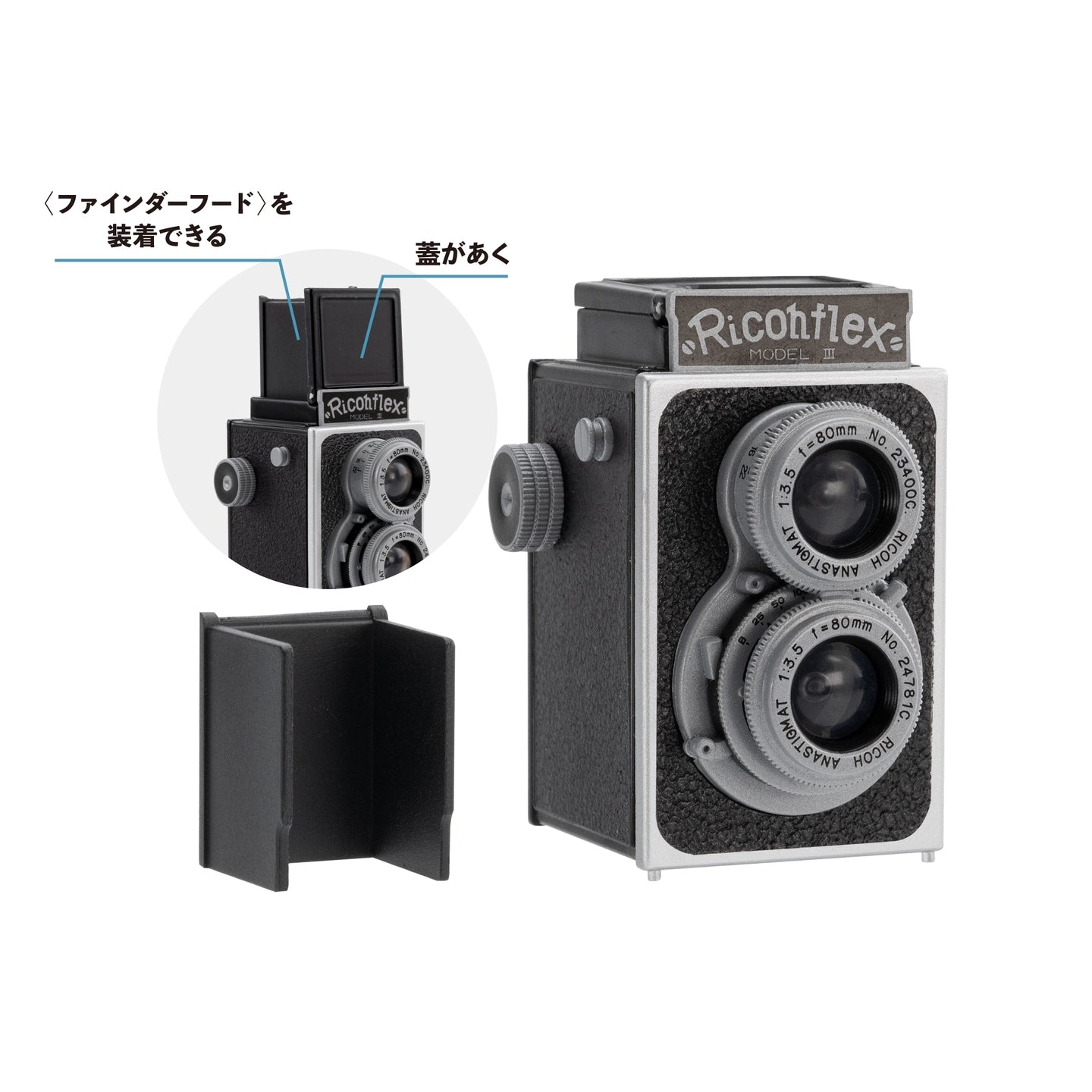 RICOH Camera Miniature Collection - Official Gashapon by KENELE STORE (Set of 4)