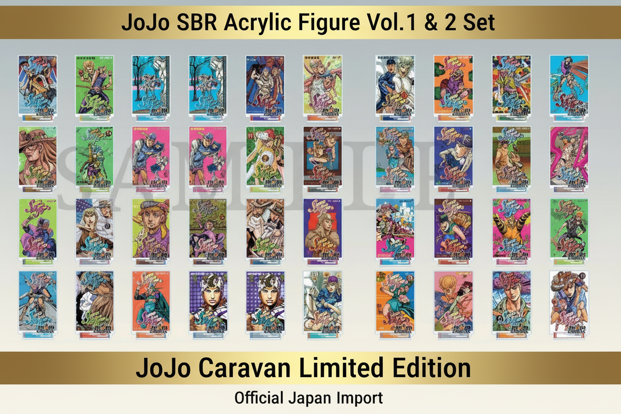 JoJo SBR Acrylic Figure Banner