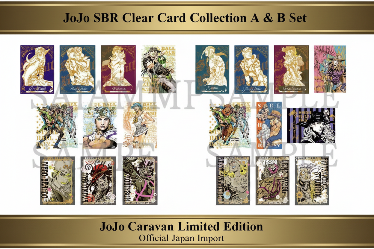 JoJo SBR Clear Card Banner